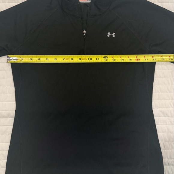 Under Armour Women's Black All Season Gear Quarter Zip Sz Medium - Picture 3 of 7